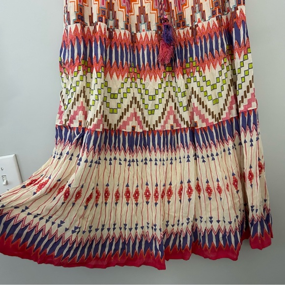 Maison Derhy Flynn Viscose Printed Long Skirt - Picture 6 of 7